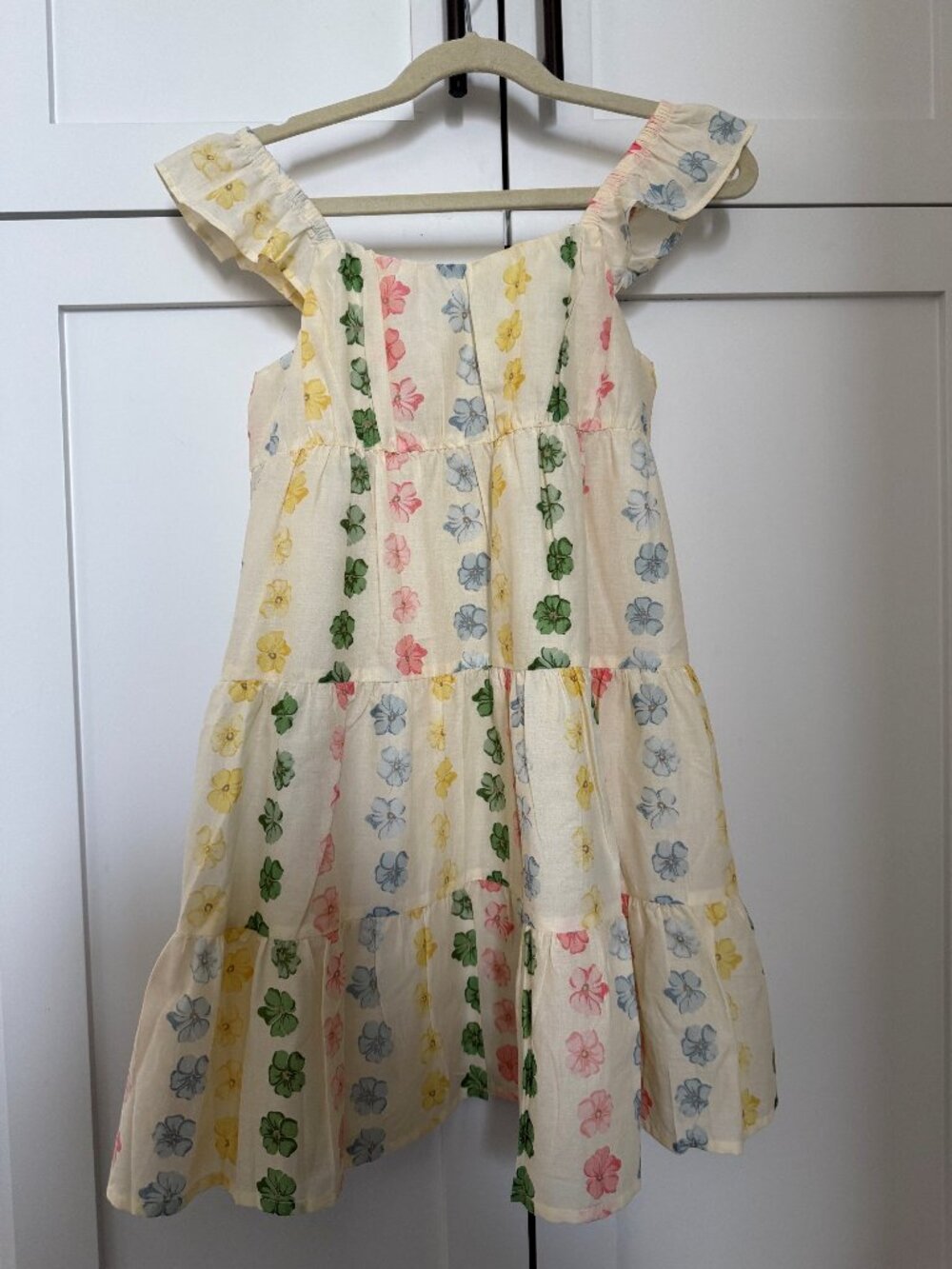 Janie and Jack Floral Flutter Sleeve Dress - Size 6 - NWT